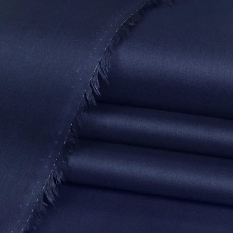 Luxurious COTTON navy blue