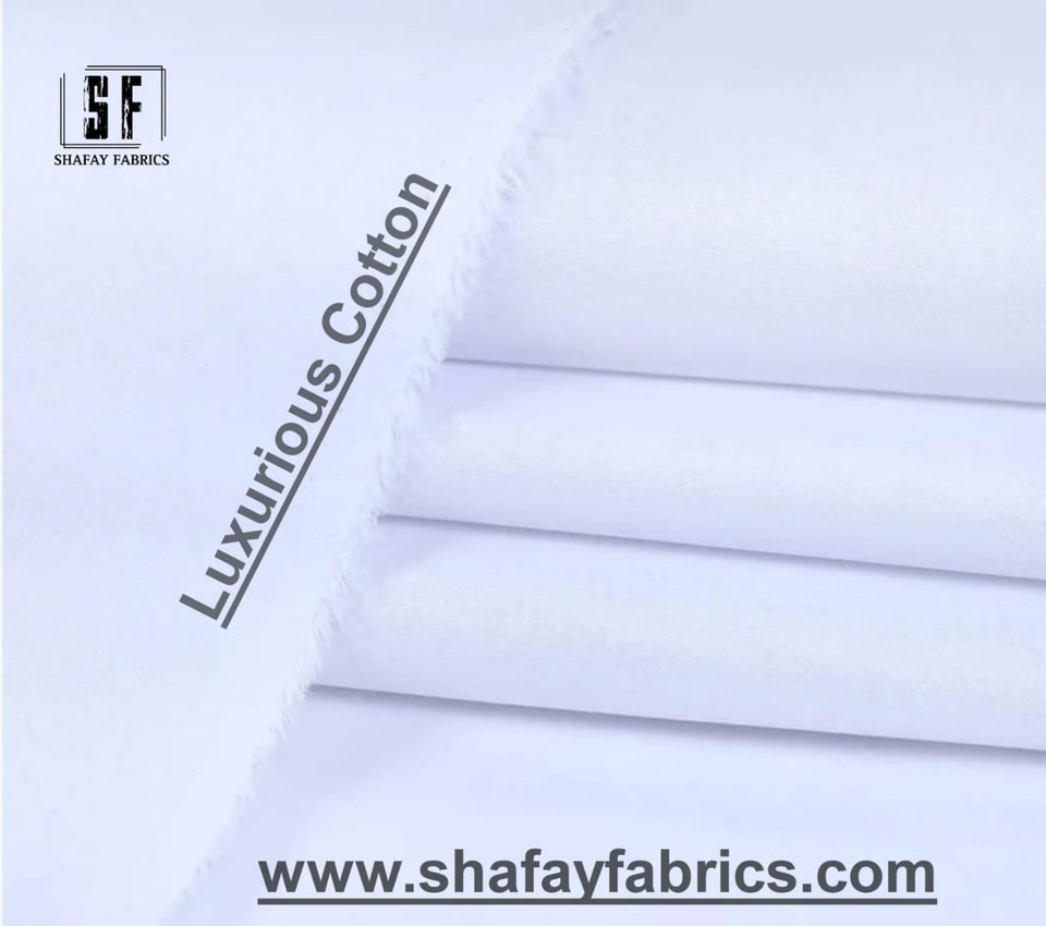 Luxurious COTTON  white