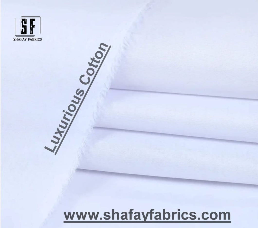 Luxurious COTTON  white