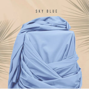 Italian Wash & Wear sky blue